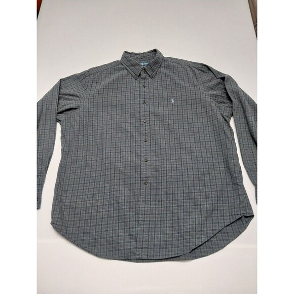 Men’s s Ralph Lauren shirt, 2XL, Classic Fit, Grey, Navy - Picture 16 of 16